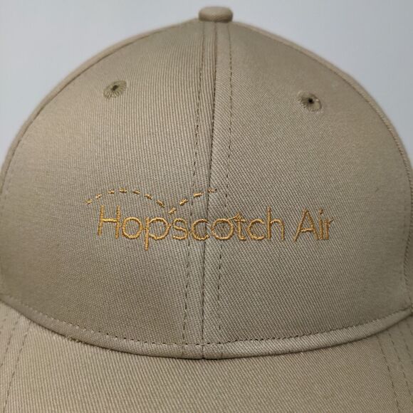 Lands' End Men's Strapback Hat Tan Size OS Embroidered Hopscotch Air Logo - Picture 4 of 11